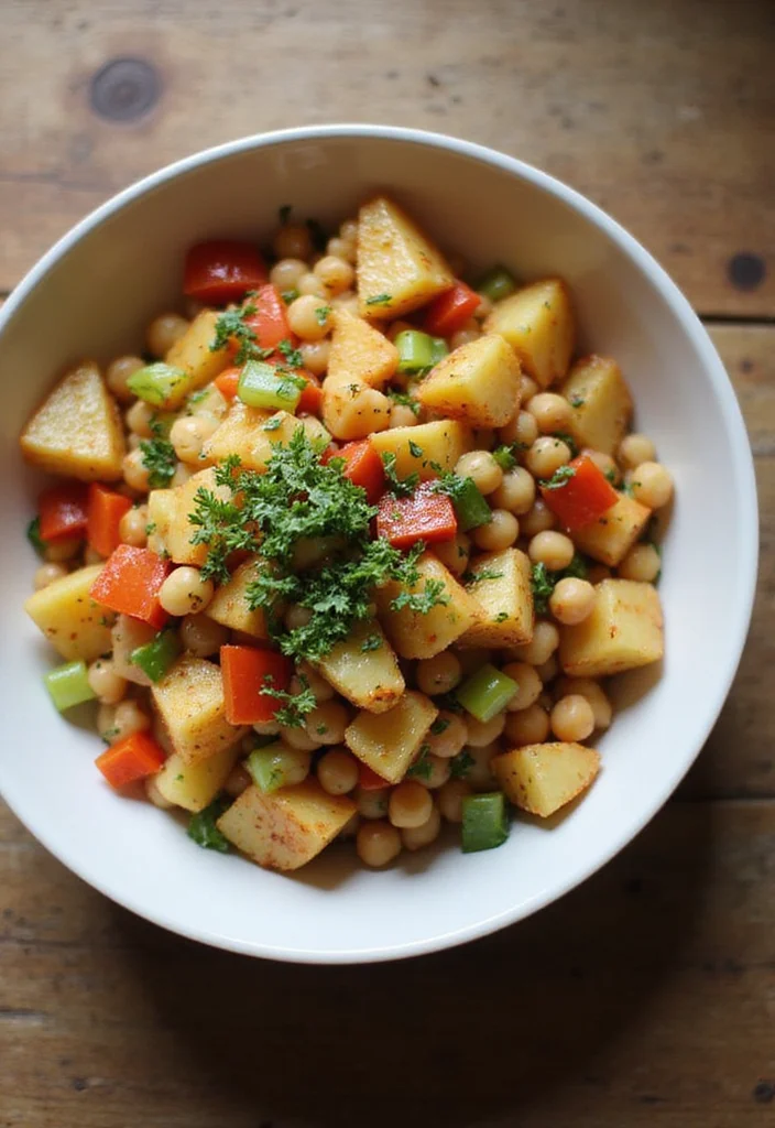 12 Healthy Potato Recipes for Simple Comfort Meals - 5. Potato and Chickpea Salad