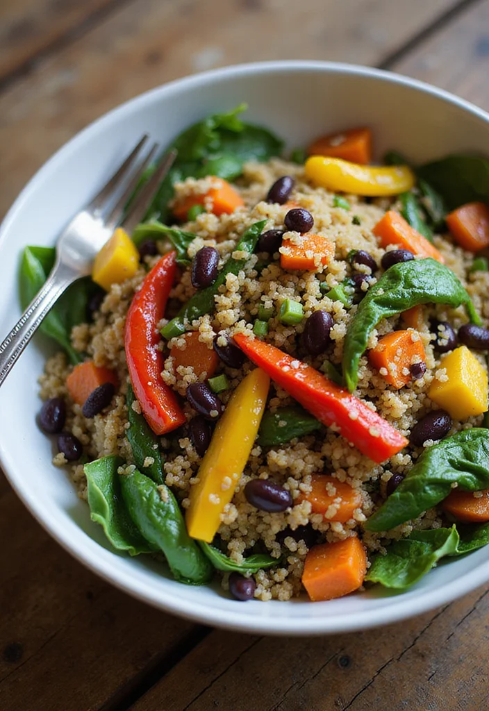 12 Healthy Vegetable Dinner Recipes for Easy Meals - 1. Quinoa and Black Bean Stir-Fry