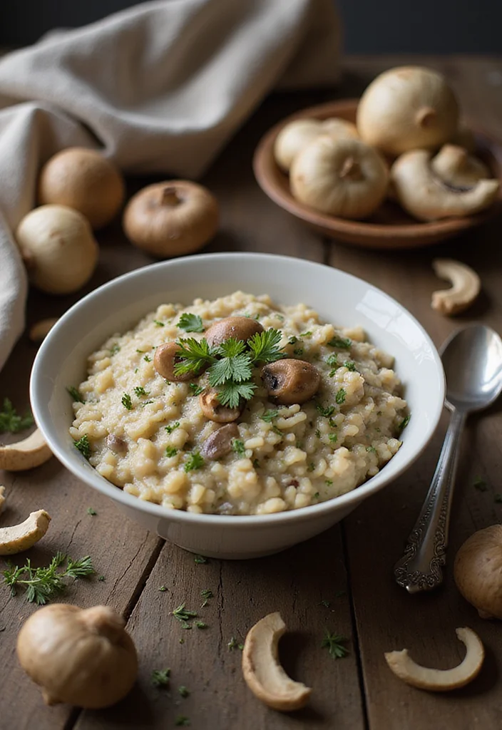 12 Healthy Vegetable Dinner Recipes for Easy Meals - 3. Creamy Vegan Mushroom Risotto