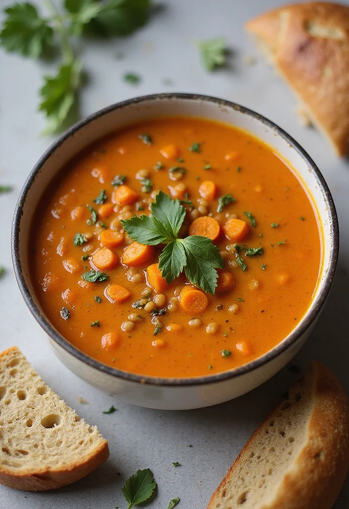 12 Healthy Vegetable Recipes for Flavorful Eating - 9. Carrot and Lentil Soup