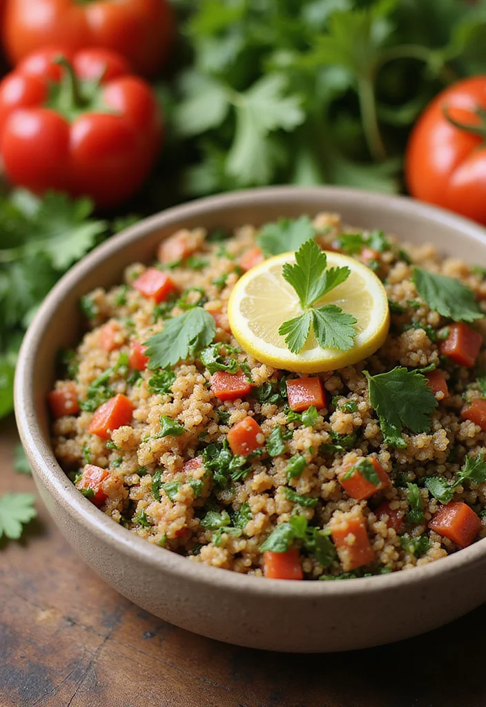 12 Heart Healthy Recipes for Everyday Cooking - 1. Quinoa Tabbouleh Salad