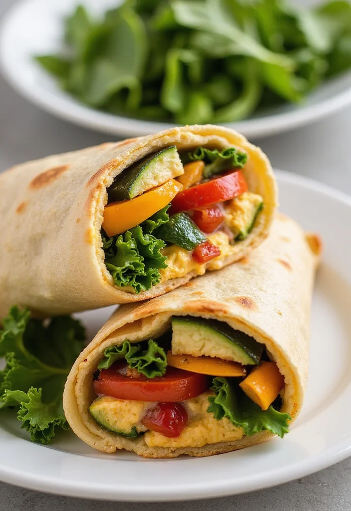 12 Heart Healthy Recipes for Everyday Cooking - 4. Grilled Vegetable and Hummus Wrap