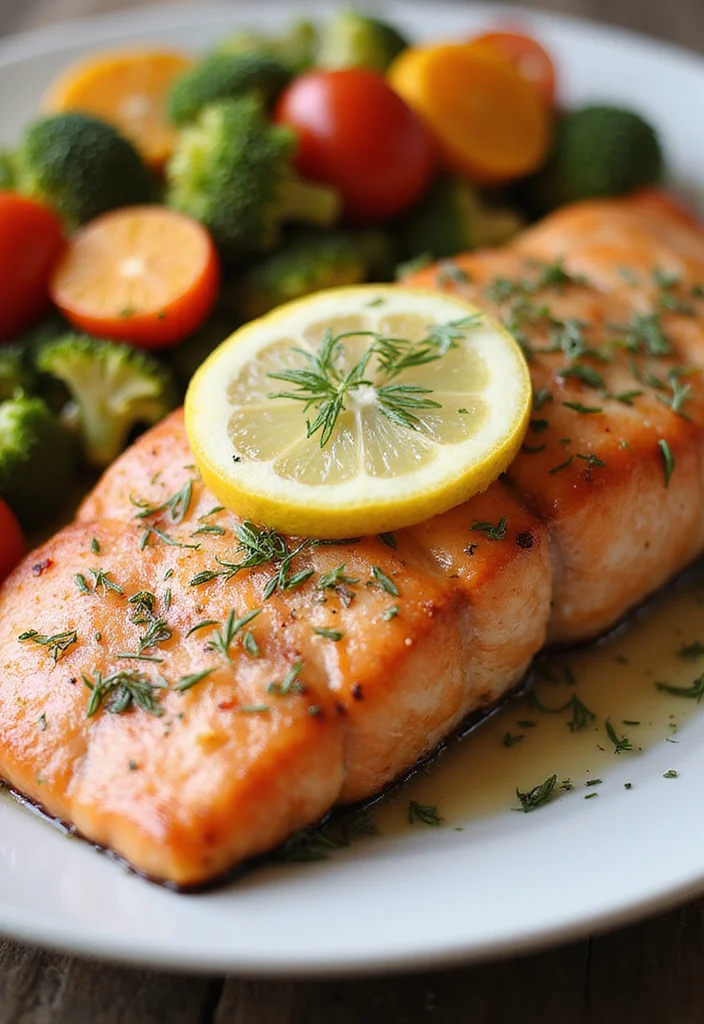 12 Heart Healthy Recipes for Everyday Cooking - 5. Baked Salmon with Lemon and Dill