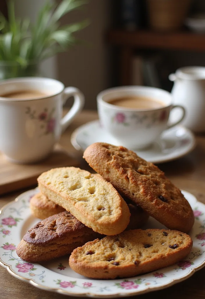 12 Italian Dessert Recipes Full of Classic Flavor - 7. Biscotti: Crunchy Italian Cookies