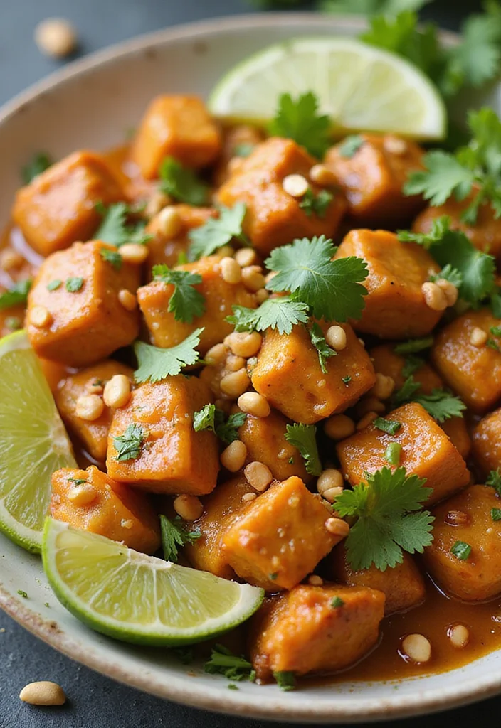 12 Keto Meat Recipes for Easy Weeknight Cooking - 7. Thai Peanut Chicken