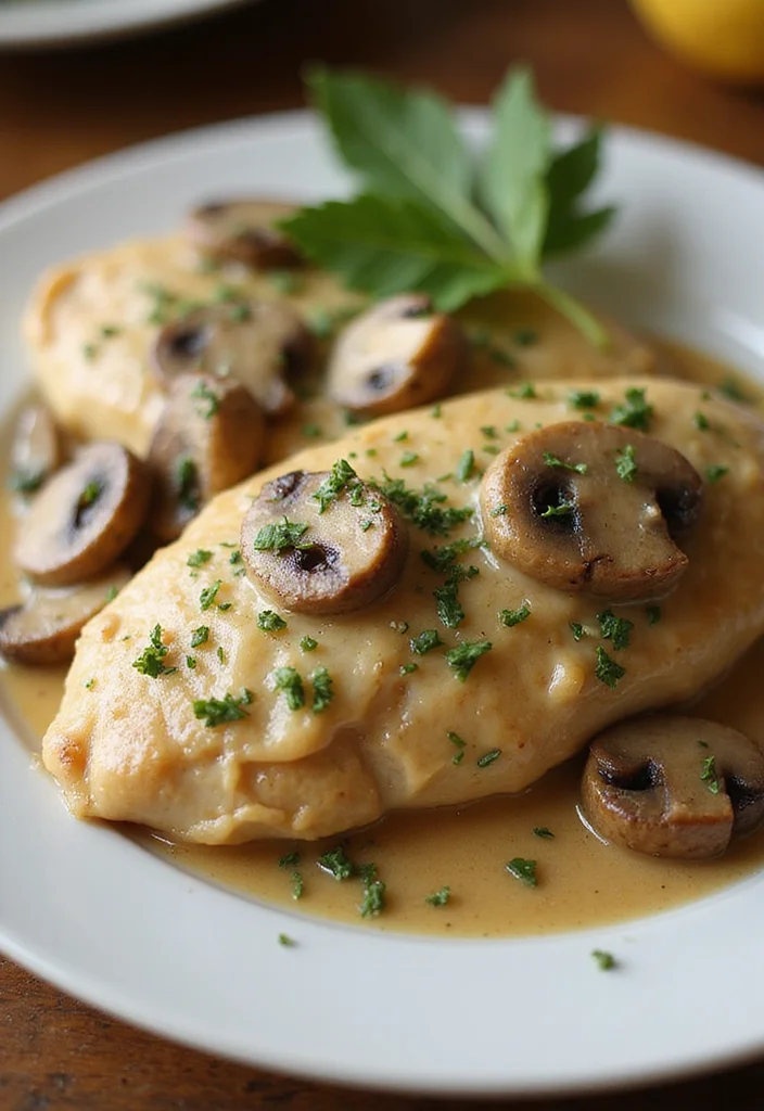 12 Low Carb Keto Recipes for Simple Daily Meals - 5. Creamy Garlic Mushroom Chicken