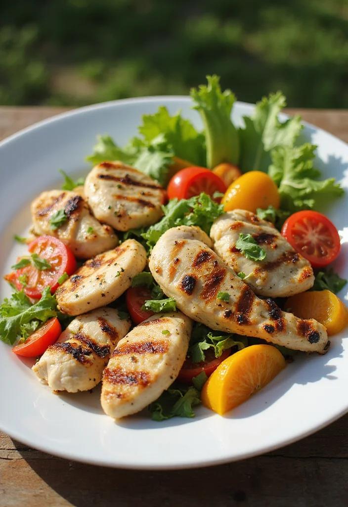 12 Low Carb Keto Recipes for Simple Daily Meals - 6. Greek Salad with Grilled Chicken