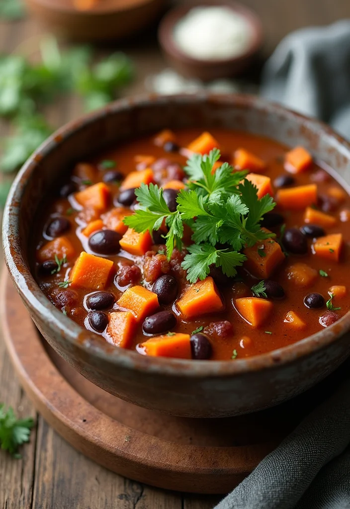 12 Meatless Dinner Recipes for Simple Weeknight Cooking - 9. Sweet Potato and Black Bean Chili