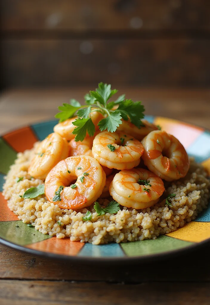 12 Mediterranean Dinner Recipes with Bright Flavor - 1. Lemon Garlic Shrimp with Quinoa
