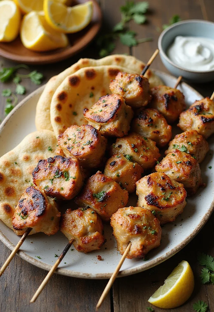 12 Mediterranean Dinner Recipes with Bright Flavor - 3. Greek Chicken Souvlaki