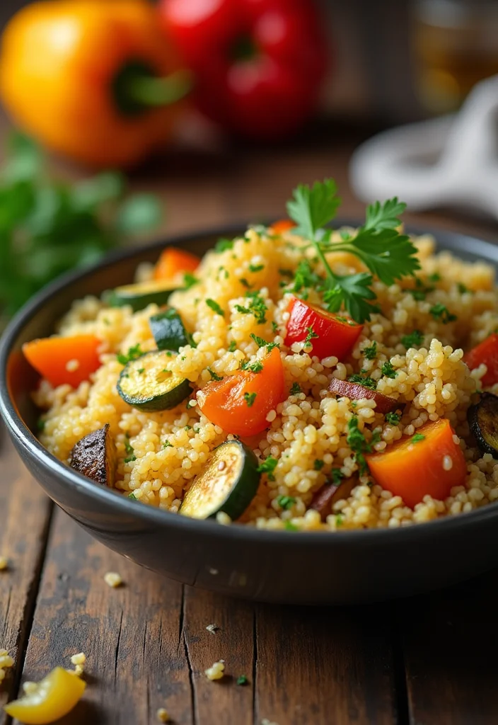 12 Mediterranean Dinner Recipes with Bright Flavor - 5. Couscous with Roasted Vegetables