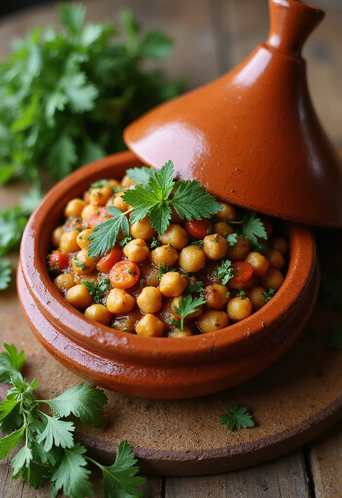 12 Mediterranean Dinner Recipes with Bright Flavor - 7. Vegetable Tagine with Chickpeas