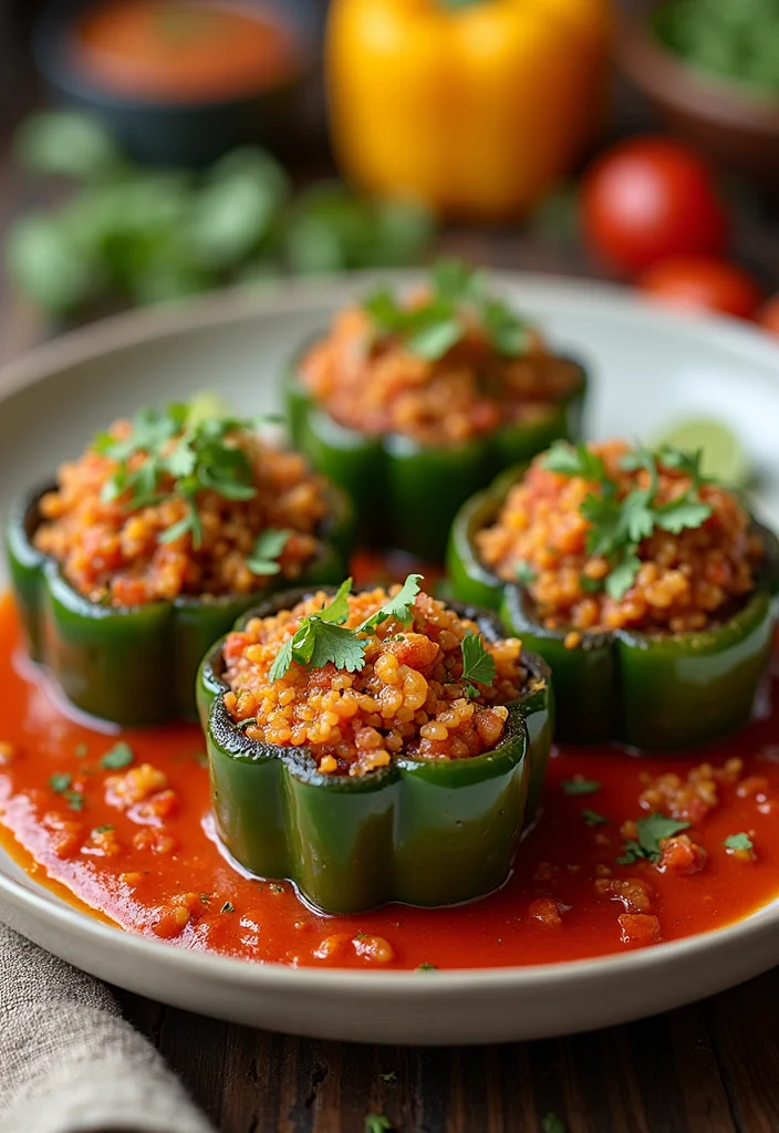12 Mexican Vegan Recipes with Bold Spices - 3. Vegan Chiles Rellenos