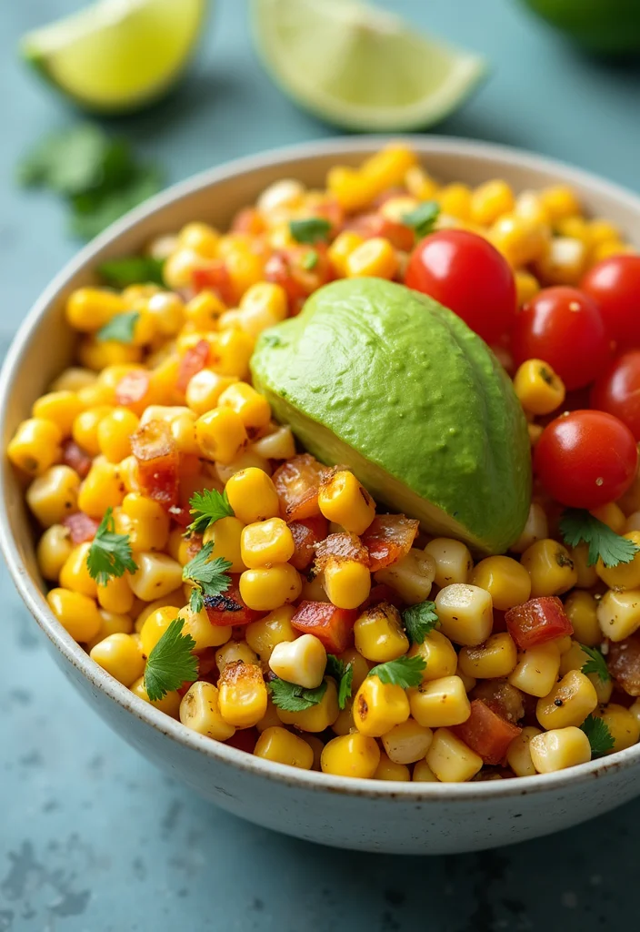 12 Mexican Vegan Recipes with Bold Spices - 5. Mexican Corn Salad
