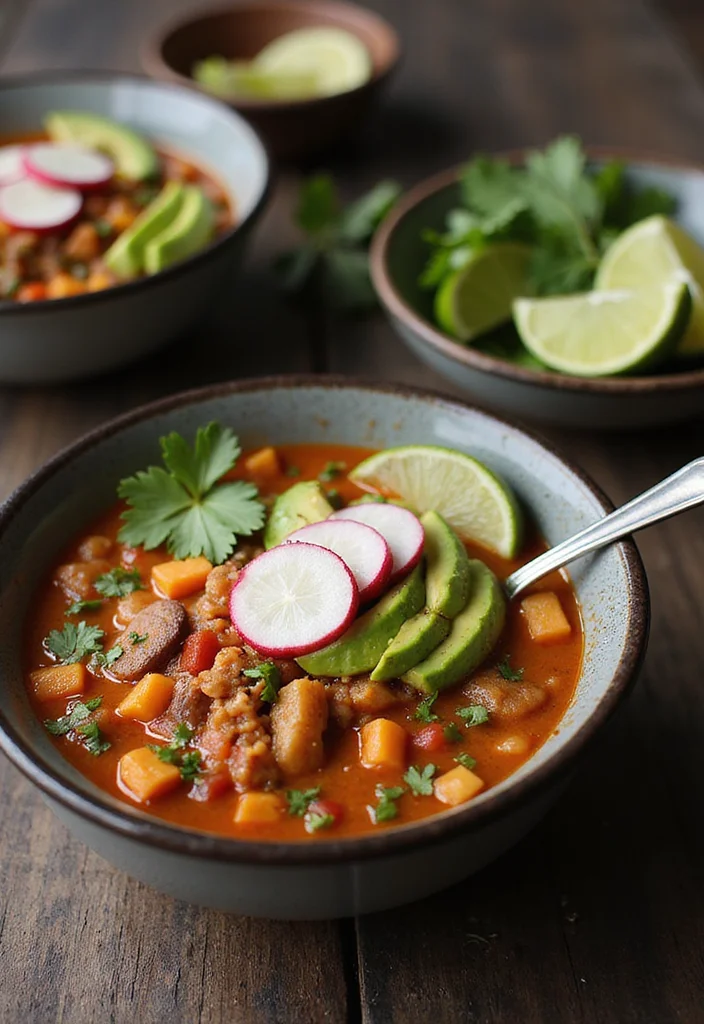 12 Mexican Vegan Recipes with Bold Spices - 8. Vegan Pozole