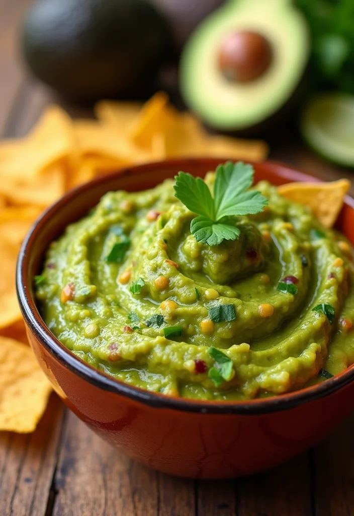 12 Mexican Vegan Recipes with Bold Spices - 9. Spicy Vegan Guacamole