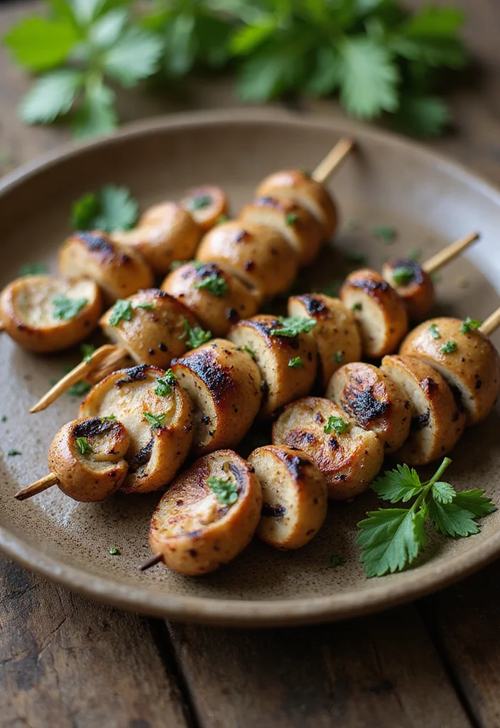 12 Mushroom Dinner Recipes for Rich Savory Flavor - 11. Grilled Mushroom Skewers