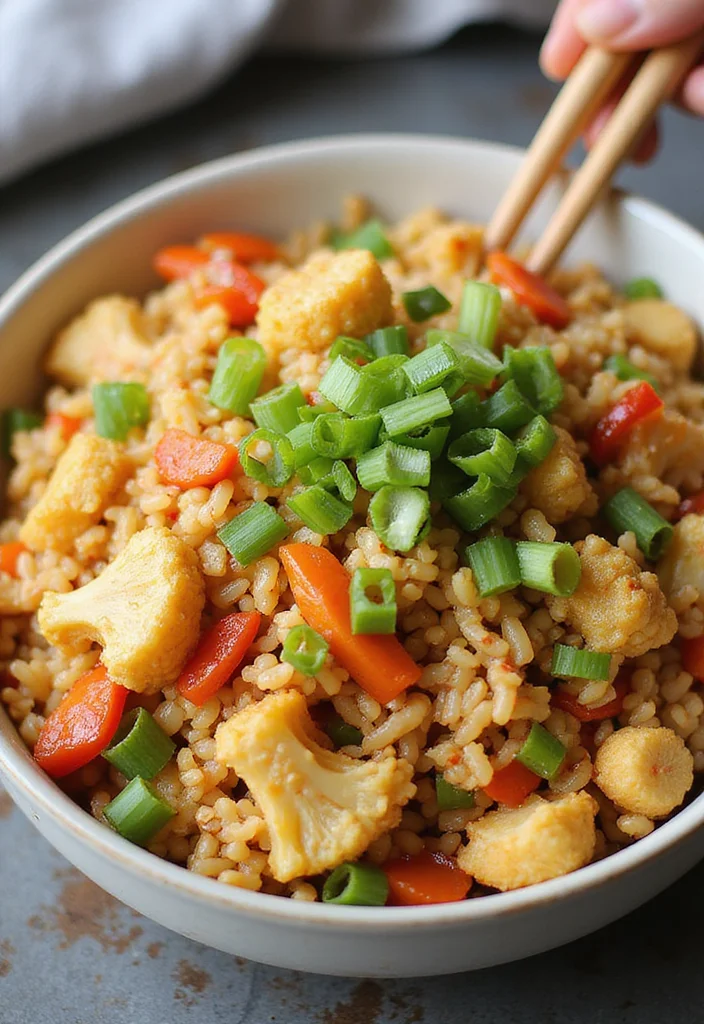 12 Quick Keto Dinner Recipes Ready in Minutes - 4. Cauliflower Fried Rice