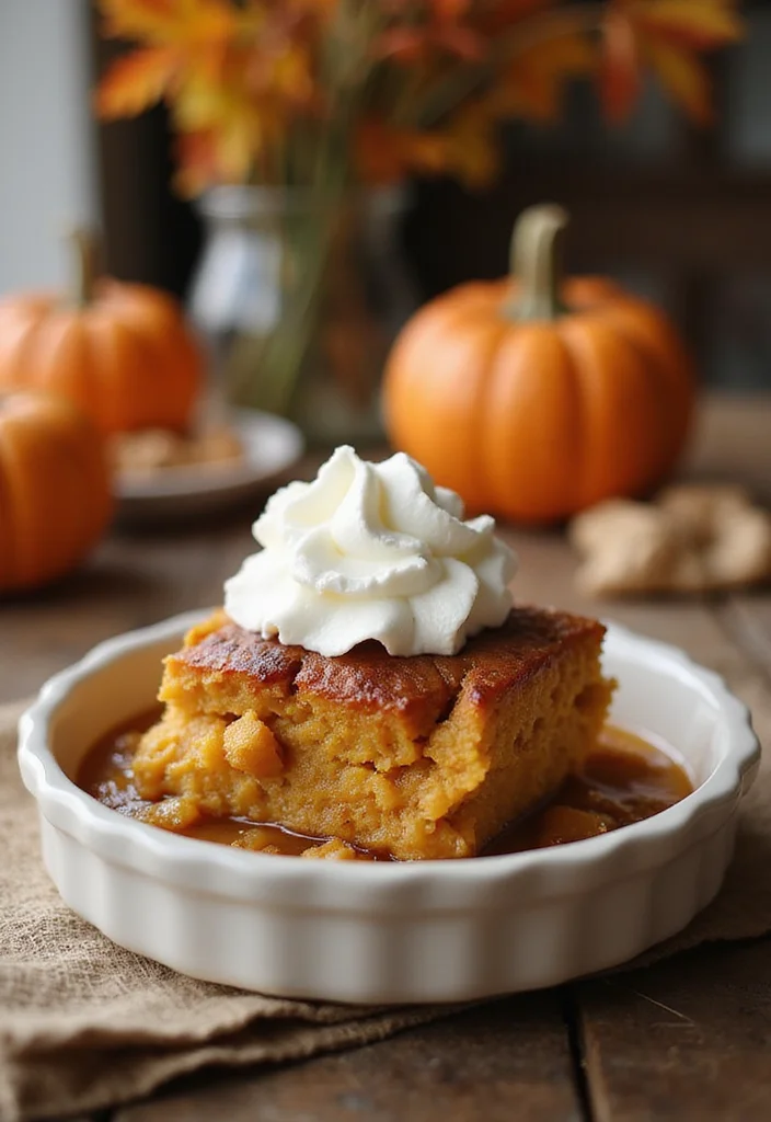 12 Sunday Dinner Recipes for Cozy Gatherings - 12. Warm Pumpkin Bread Pudding