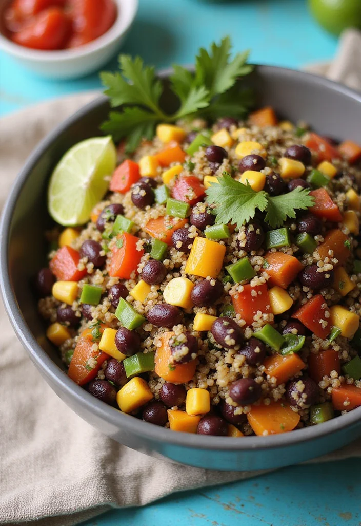 12 Vegan Black Bean Recipes for Easy Protein - 2. Black Bean Quinoa Salad