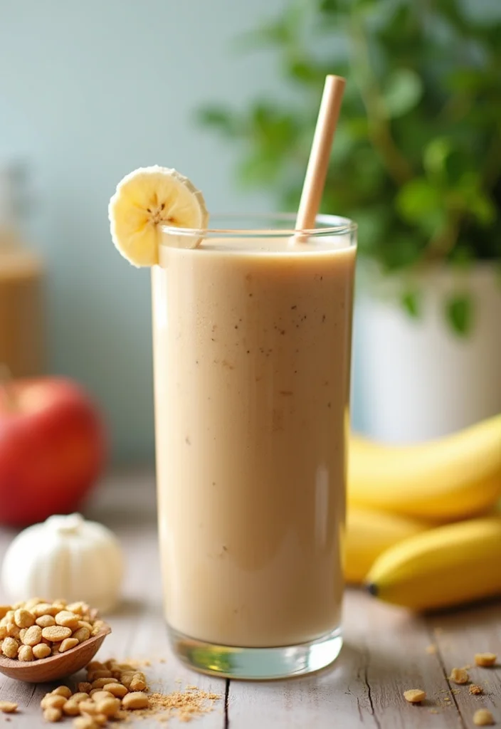 12 Vegan Breakfast Recipes for Bright Mornings - 12. Peanut Butter Banana Smoothie