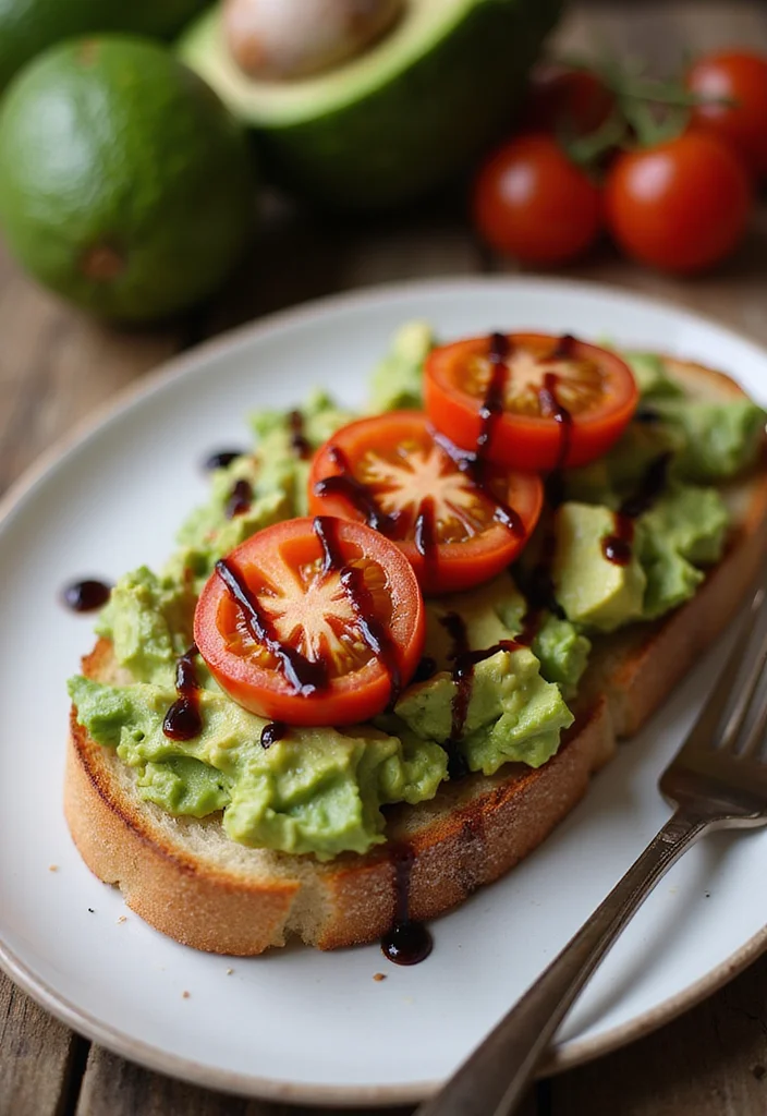 12 Vegan Breakfast Recipes for Bright Mornings - 3. Creamy Avocado Toast with Cherry Tomatoes
