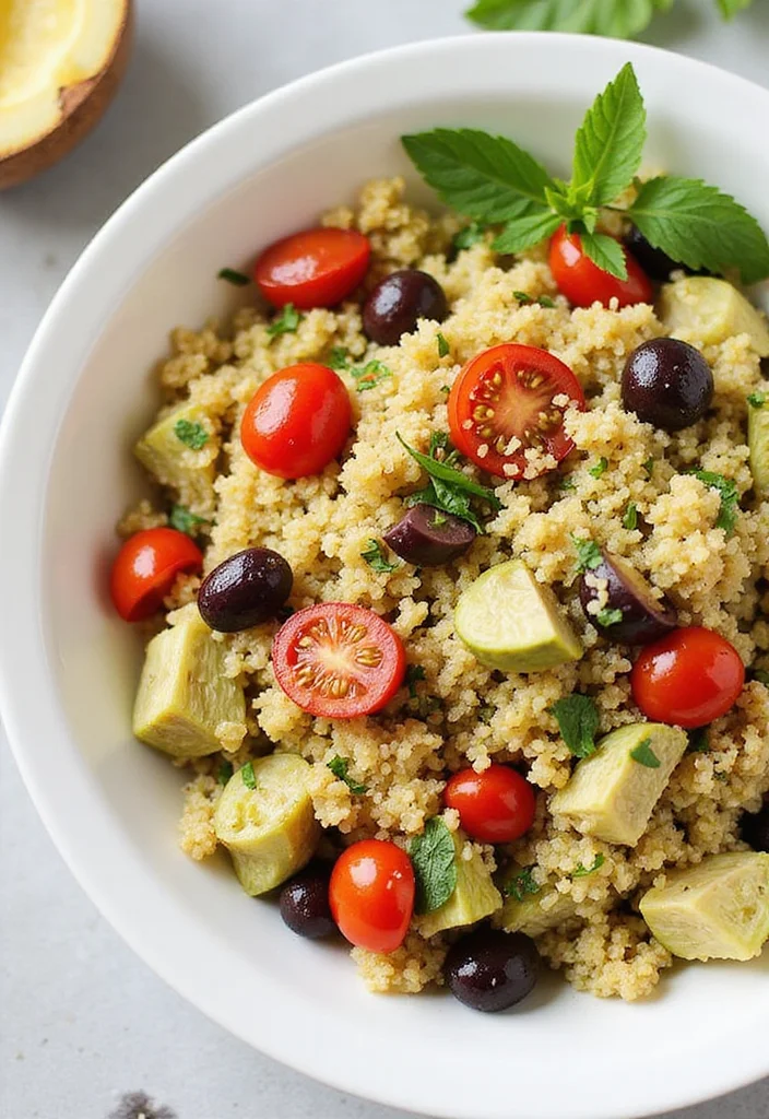 12 Vegan Quinoa Recipes for Light Protein Meals - 12. Quinoa and Artichoke Salad