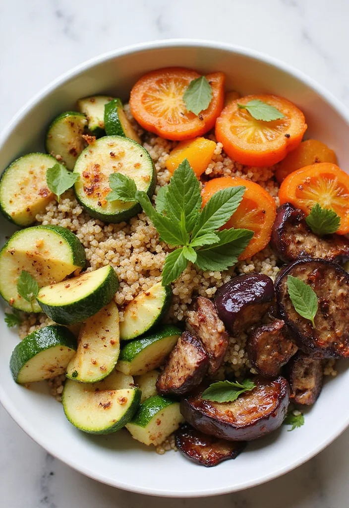 12 Vegan Quinoa Recipes for Light Protein Meals - 9. Quinoa and Roasted Vegetable Salad