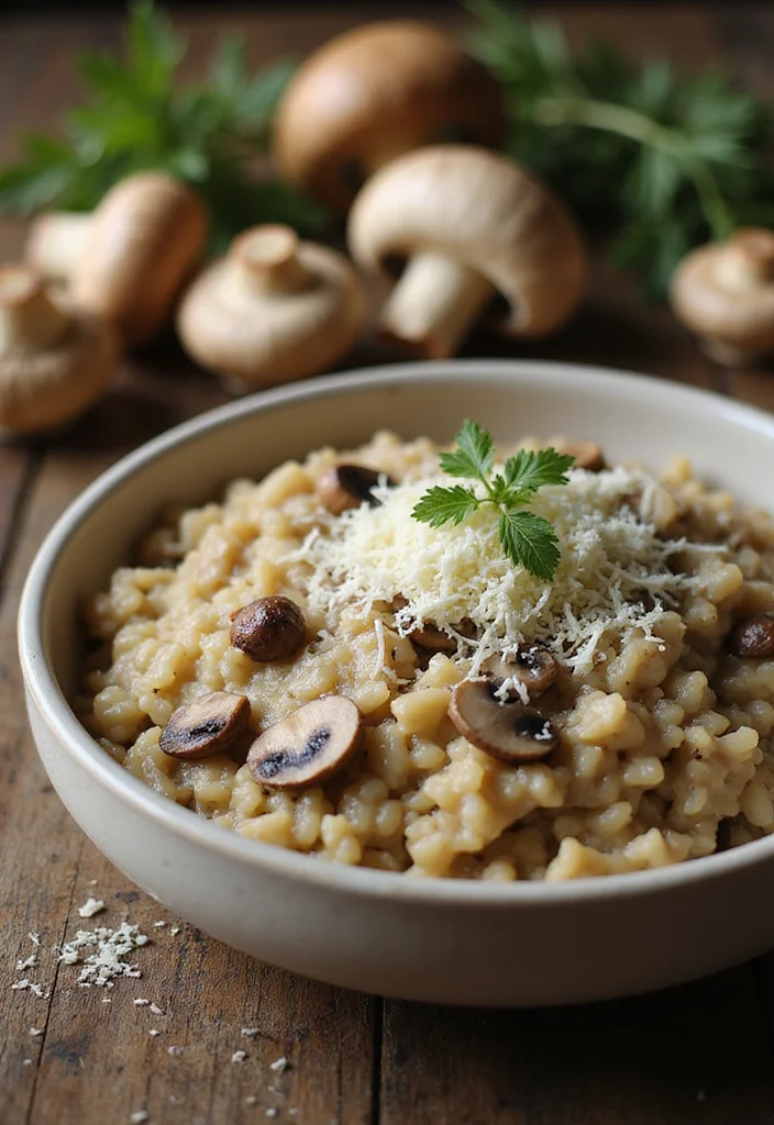 12 Winter Dinner Recipes for Warm Comfort Meals - 6. Creamy Mushroom Risotto
